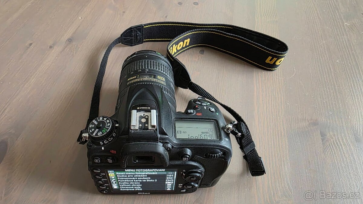 Nikon d7200 tělo + setový objektiv
