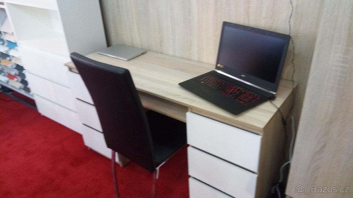 Kancelarsky stul 140cm stolek kancelar pc psaci