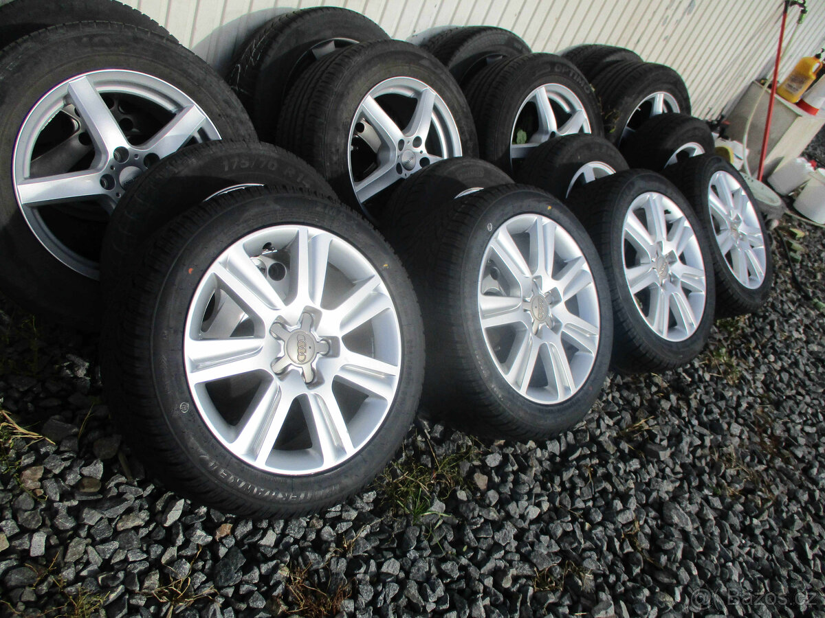 AUDI ALU kola 7,5x17ET45 s pneu 235/45 R17 97H XL