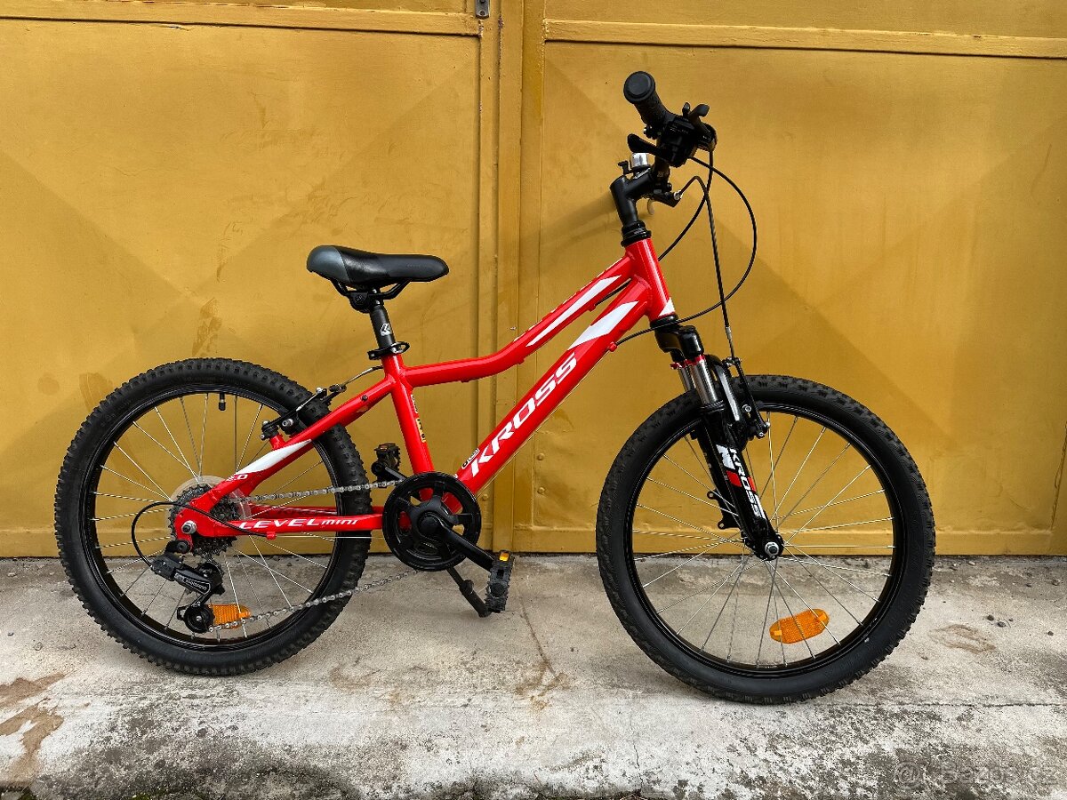 Kross Level mini 20 dětské kolo s páčkovým řazením
