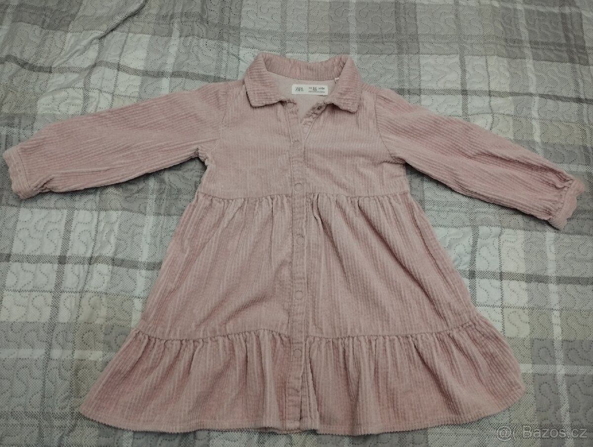 Dívčí menšestrove šaty Zara 104