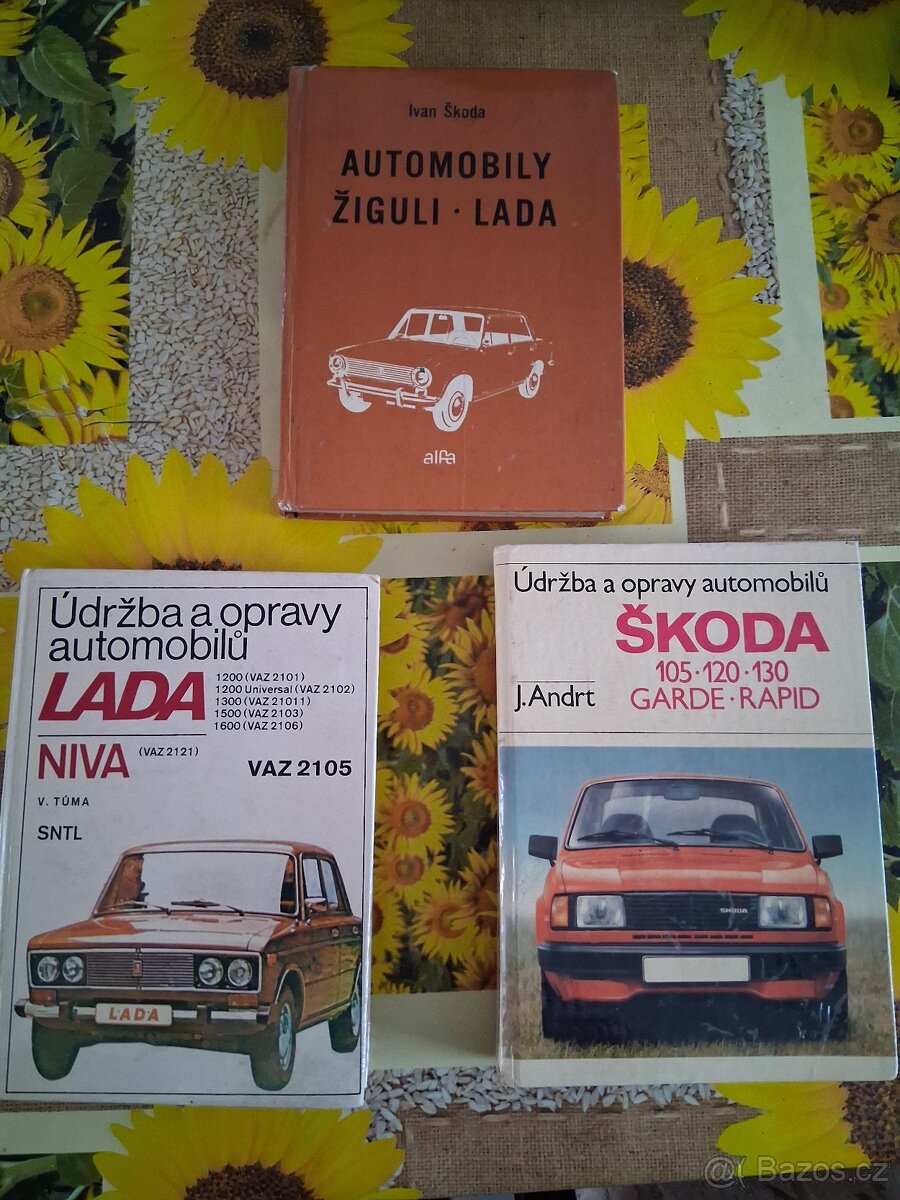 Motoristické knihy 3 x