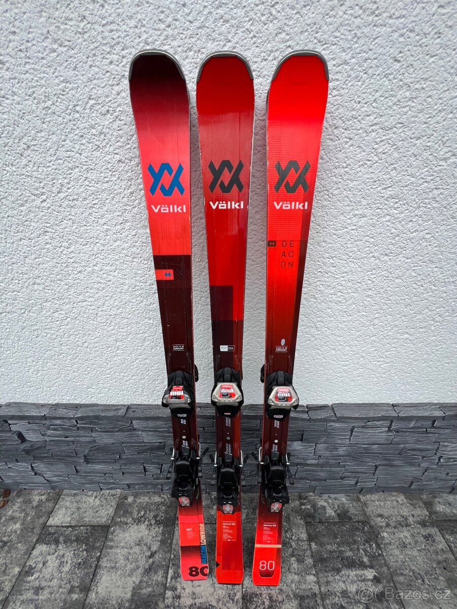 Prodám lyže VOLKL Deacon Lowride 80. 167cm