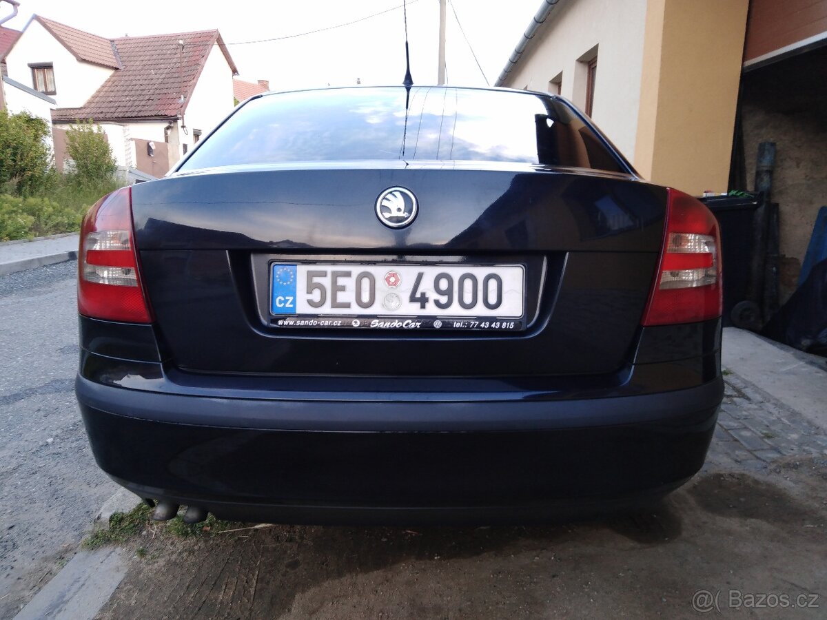 Zadní nárazník a výztuha Octavia 2