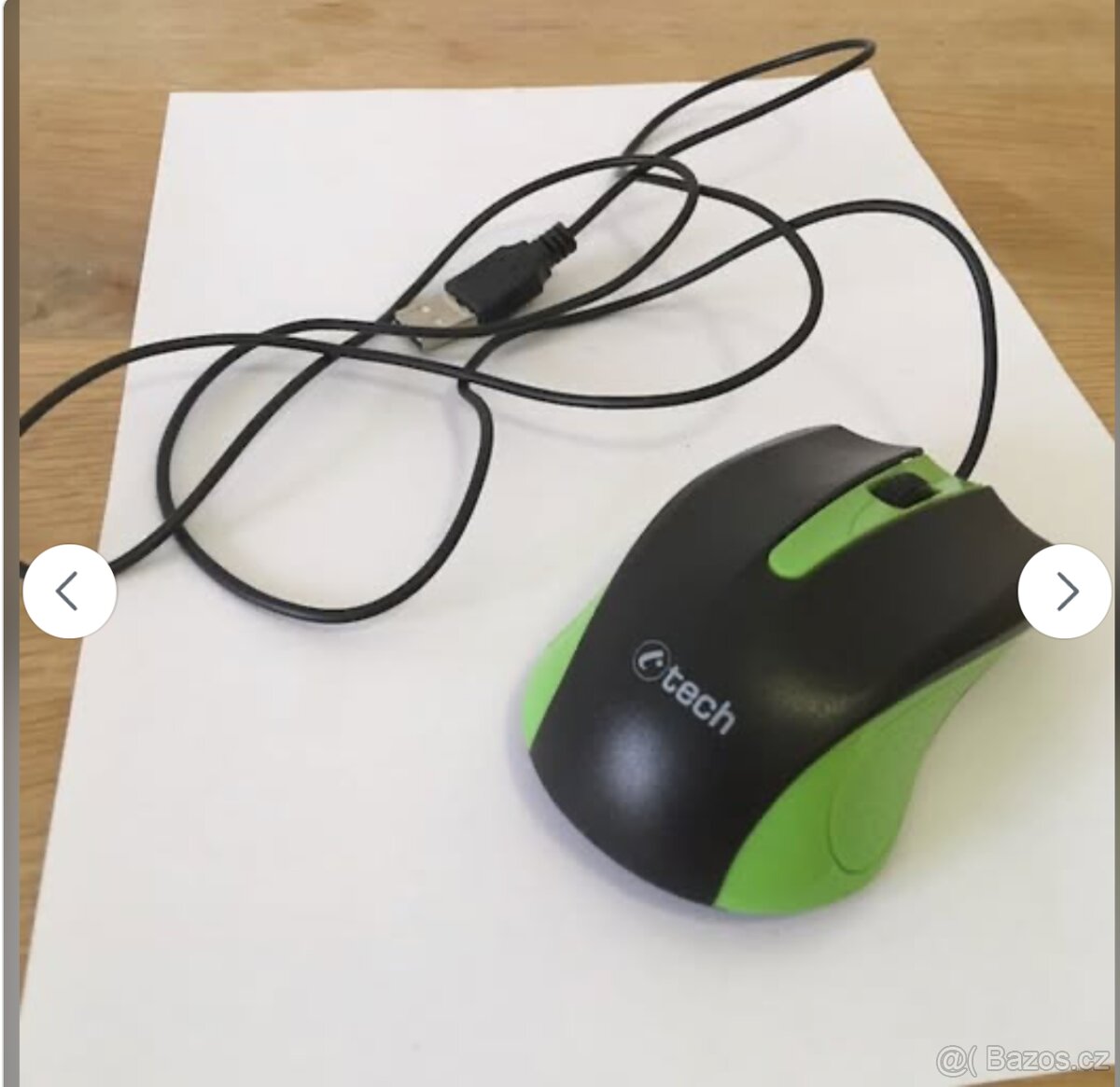 Optická myš C-TECH WM-01 s ergonomickým designem 1200 DPI