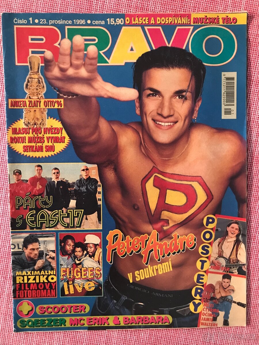 Bravo 1/1997 - komplet. Vydáno 23.prosince 1996.