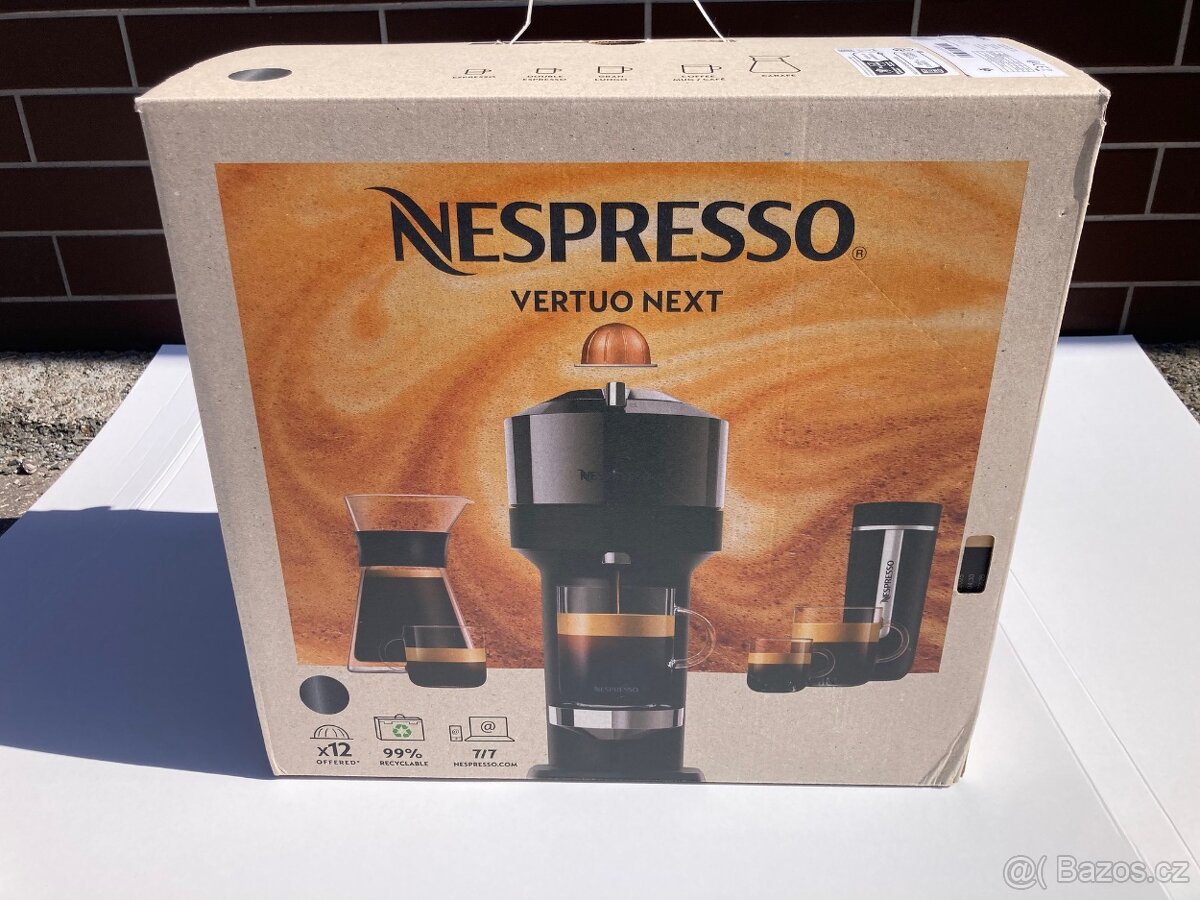 Kávovar Vertuo Next EU Dark Chrome Dix Nespresso nový