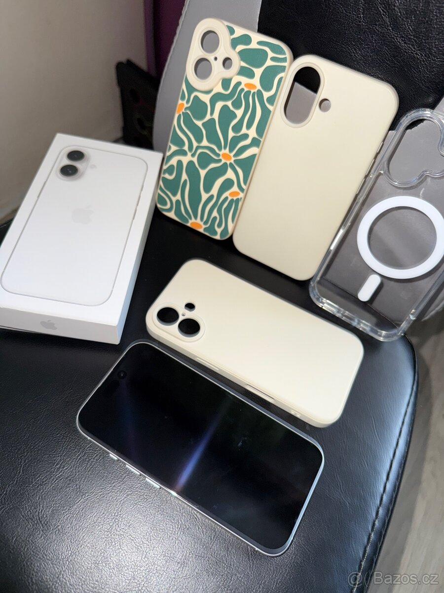 iPhone 16 128gb white, cz záruka