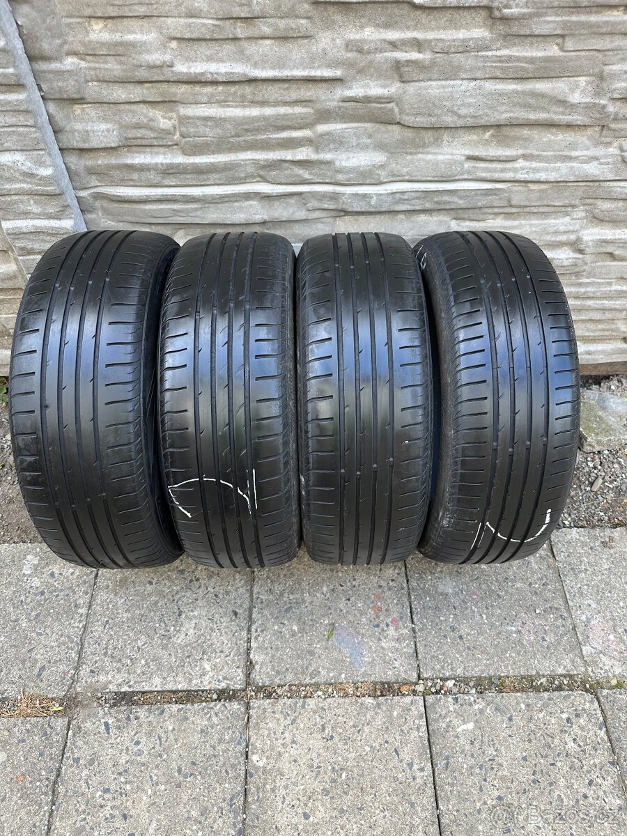 Použité letní pneu: 185/60/R15 - 4 kusy
