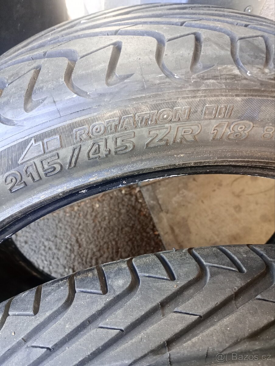 Letní pneu Michelin 215/45 r 18