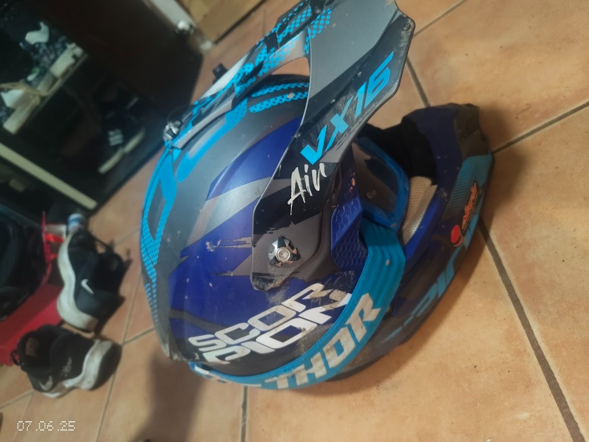 SCORPION Moto Přilba EXO VX-16 Air + Brýle THOR