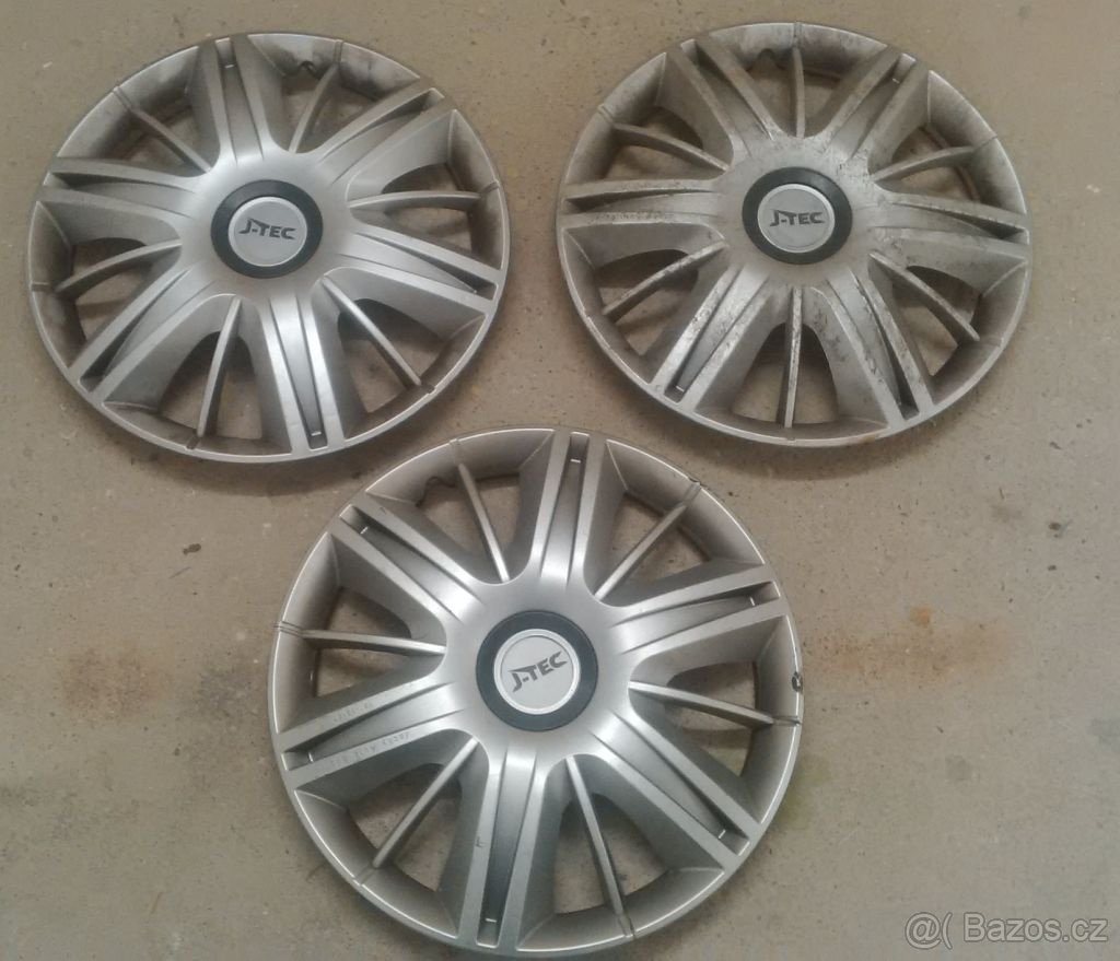 3x Poklice J-Tec Jacky Auto Sport 13" + 1ks podobná kryt kol