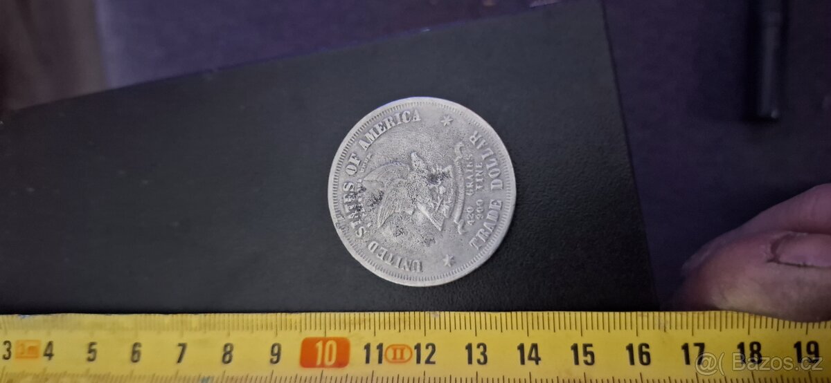 Mince Trade dollar z roku 1873