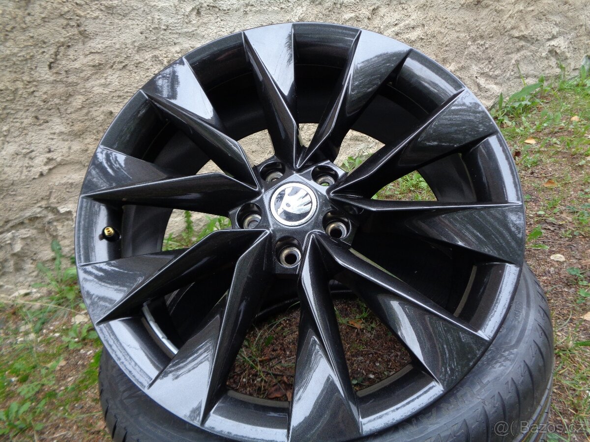 nové alu r19 origo škoda 5x112 CRYSTAL