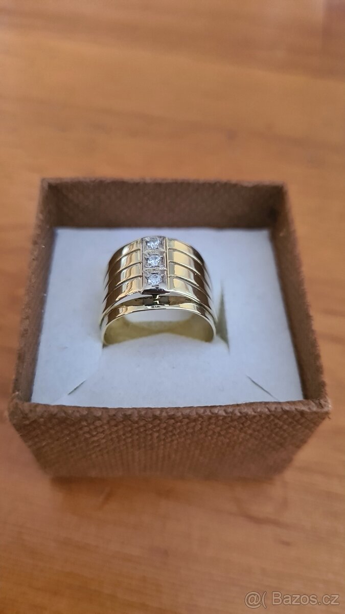 Zlatý prsten 14k