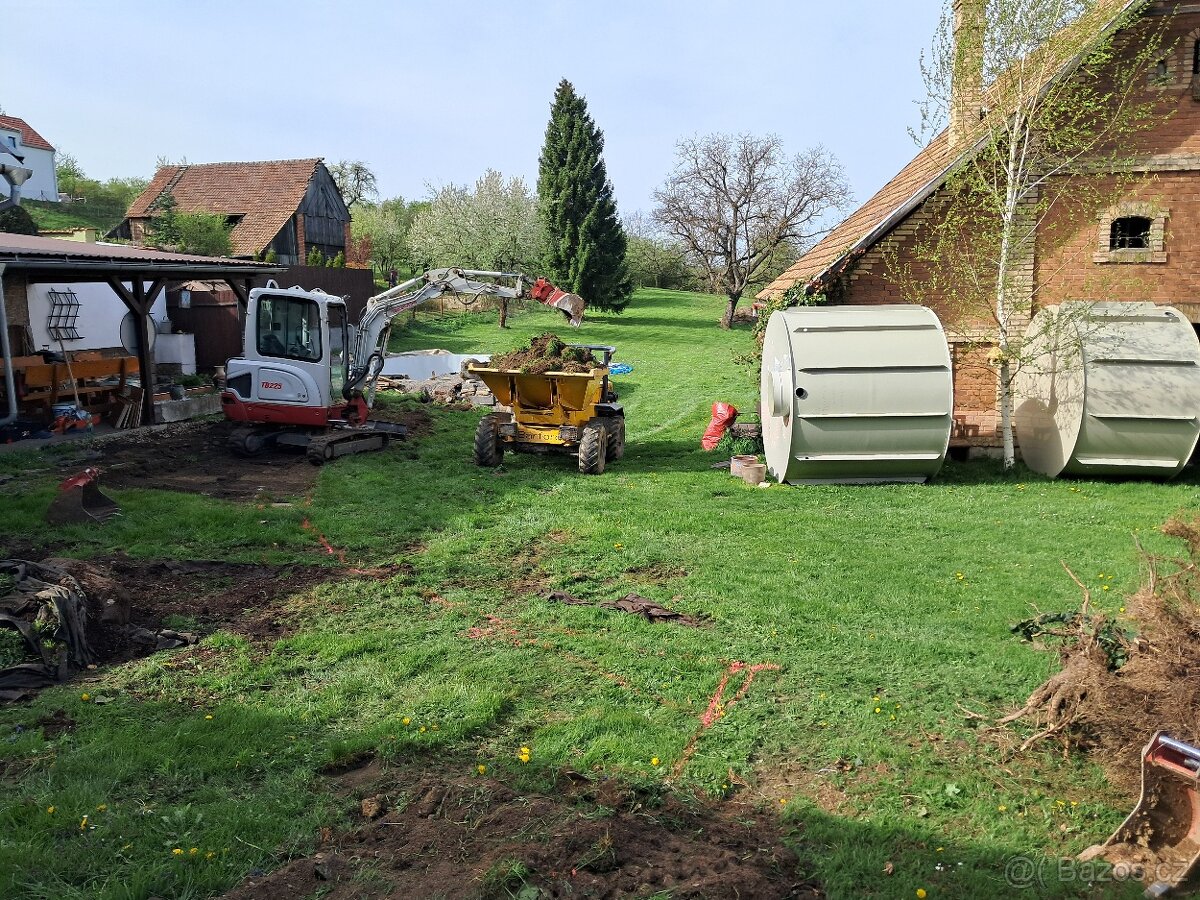 Zemní a výkopové práce Kroměříž, Vyškov a okolí