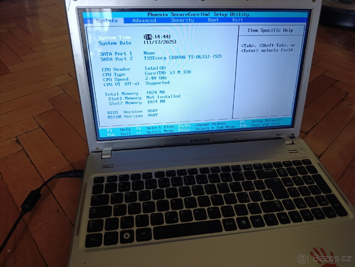 Samsung Q530 – 15,6" displej v • Intel Core i3 m370