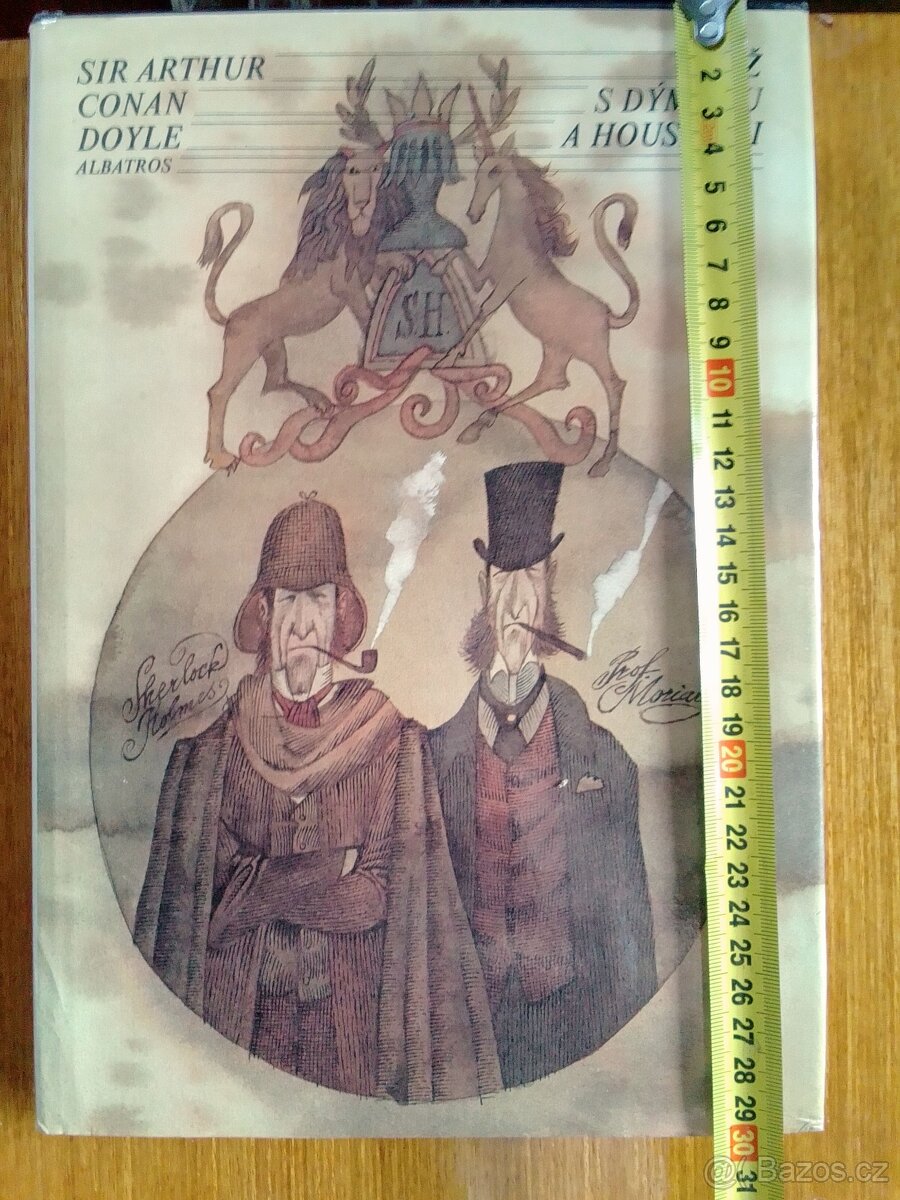 Muž s dýmkou a houslemi