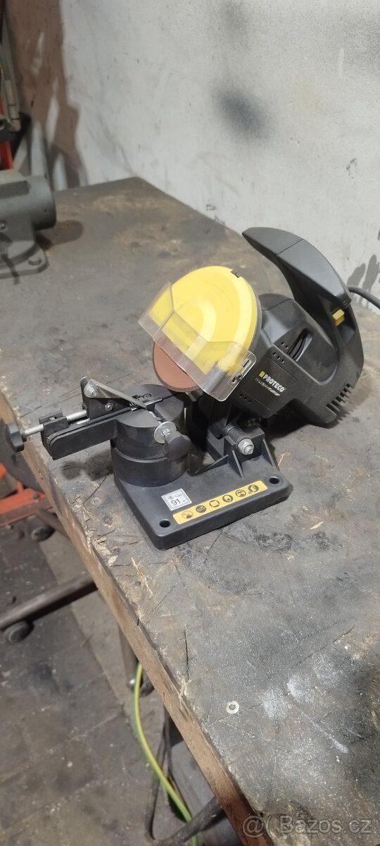 Bruska na řetěz motorové pily