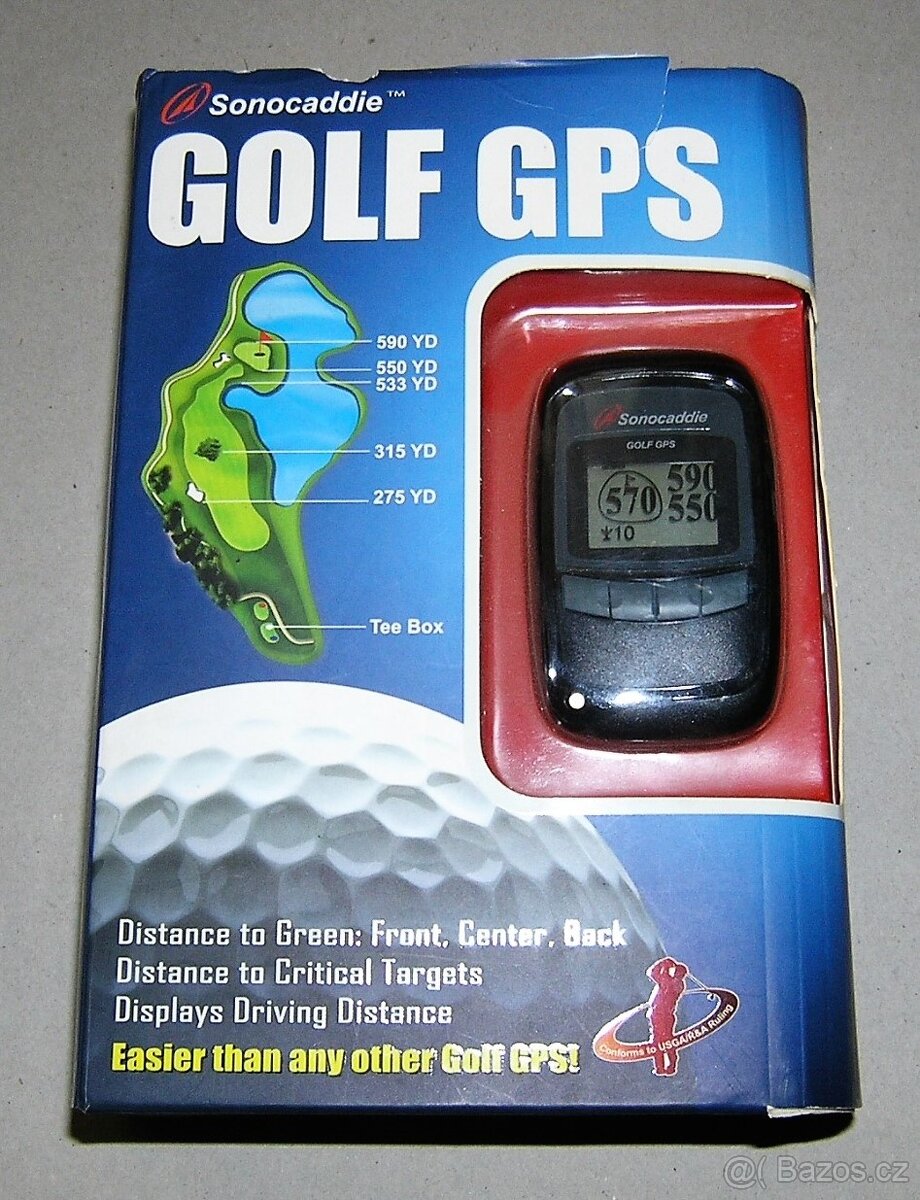 Ruční golfová navigace s LCD displejem Sonocaddie - nová