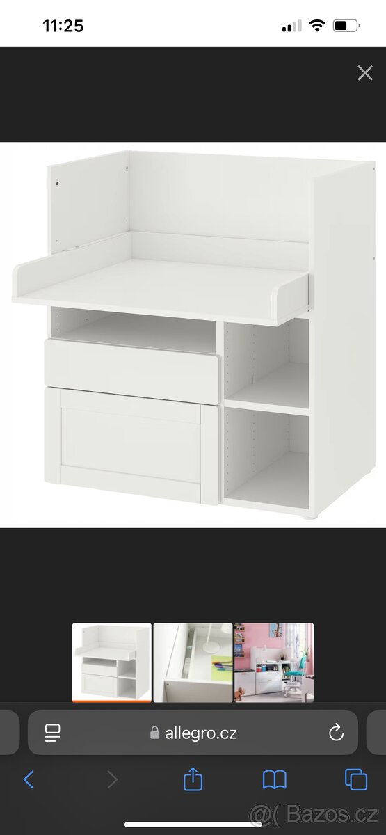 Přebalovací pult ikea Smastad 2v1