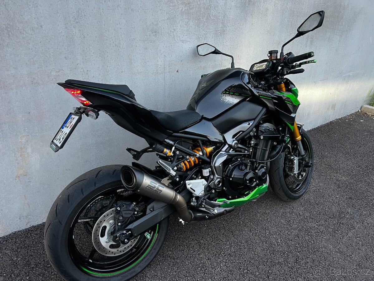 Kawasaki Z900 SE, 2023, původ ČR, 1.majitel, nebouraná