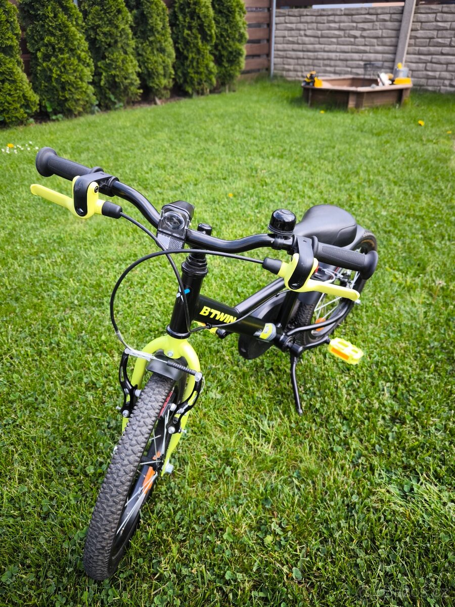 BTWIN Dětské 16" kolo 500 4–6 let Dark Hero