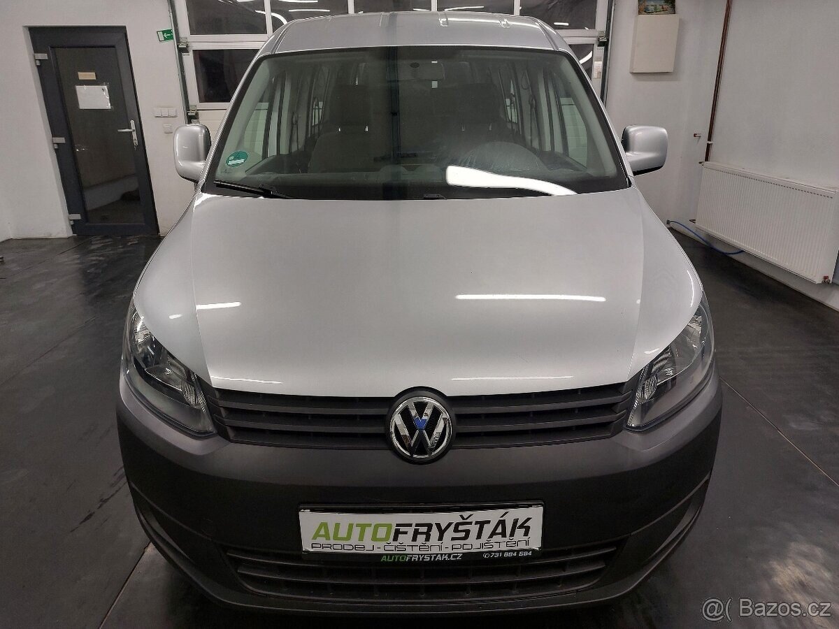 ►VW CADDY MAXI•1.6TDI•75KW•2014•218tKM•7míst•TEAM◄