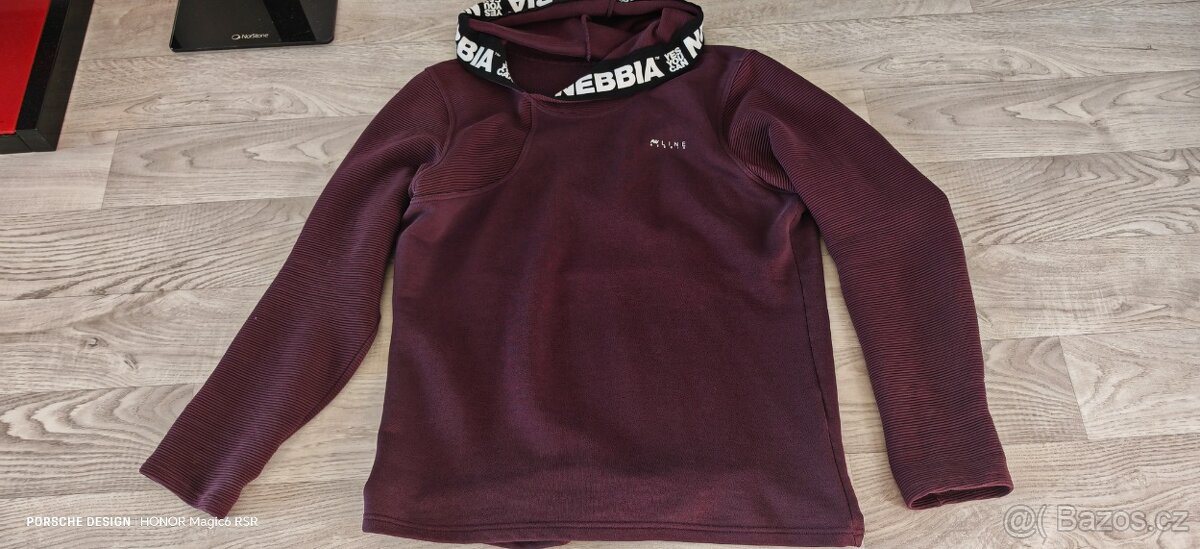 Nebbia AW-LINE Mikina XXL Fialová Top