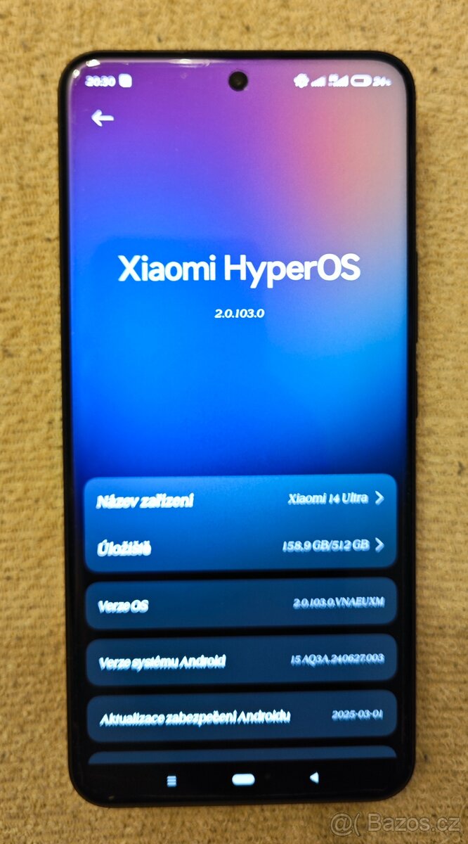 Prodám/vyměním Xiaomi 14 Ultra 16/512gb