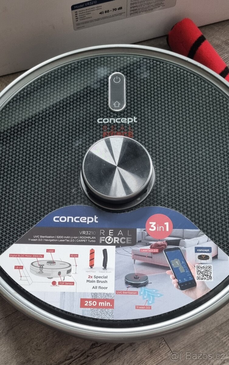 Concept roboticky vysavač VR3210 3v1
