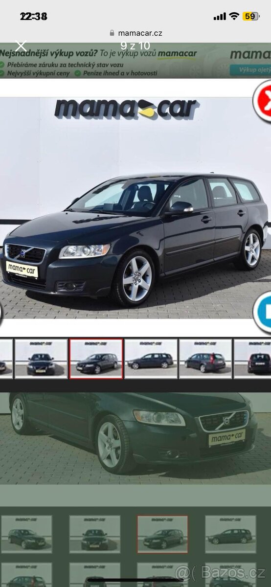 Volvo V50, 1.6D, 81 kw, 2009
