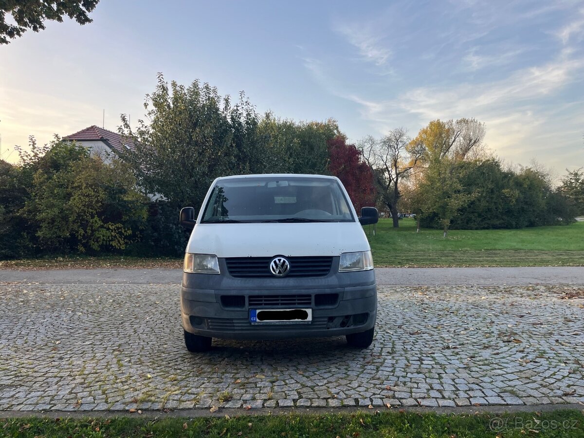 VW Transporter T5 1,9TDI bez DPF po STK - pojízdná dílna