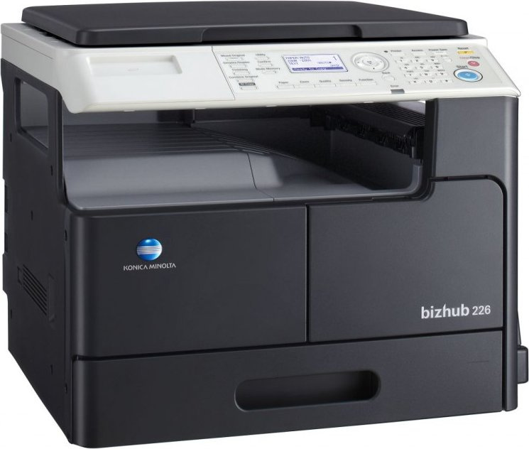 Černobílá multifunkční tiskárna/kopírka Minolta Bizhub 226.