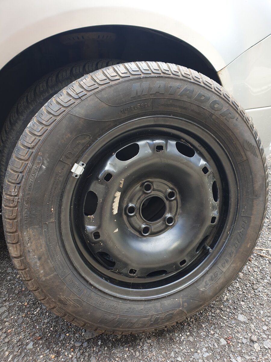 1 kus letní pneu Matador 165/70 R14