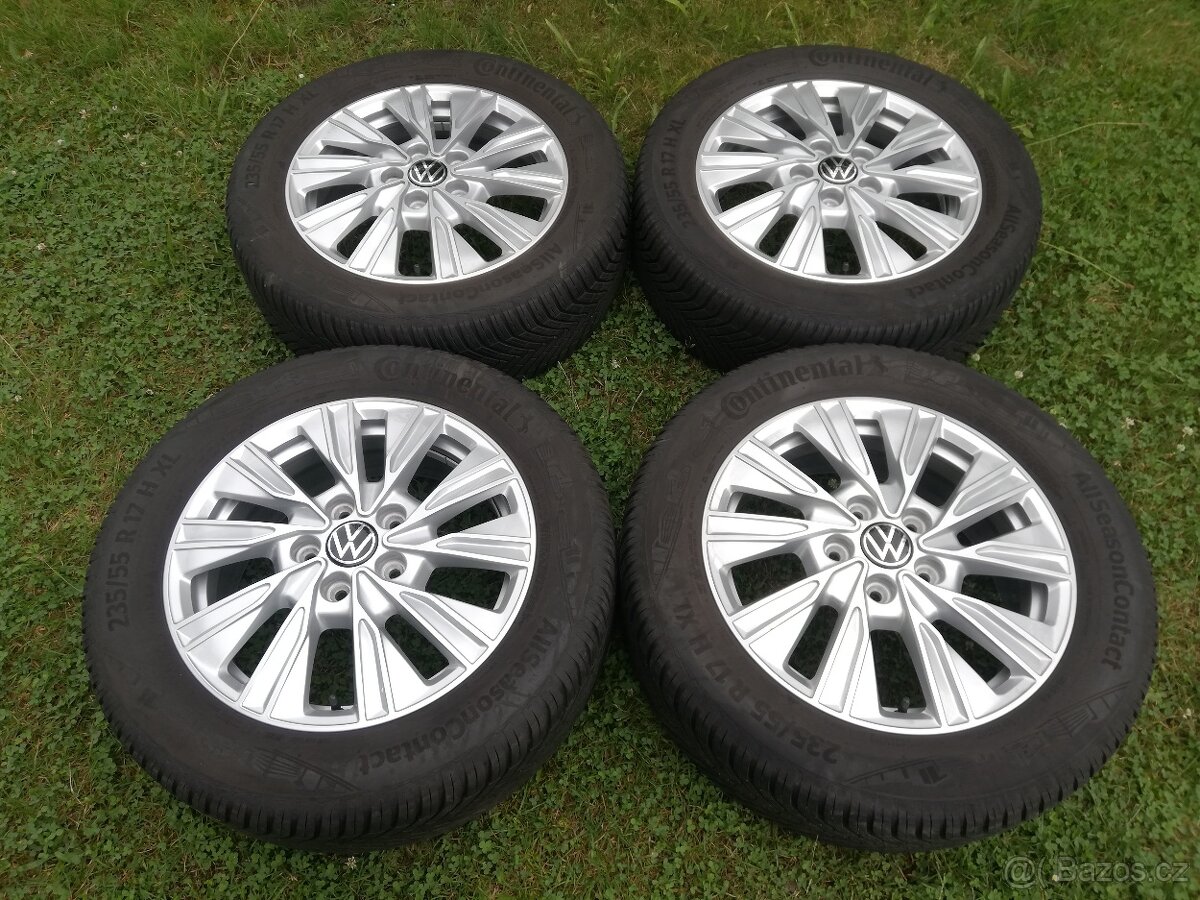 alu VW T7 letní / celoroční 235/55/17 Continental