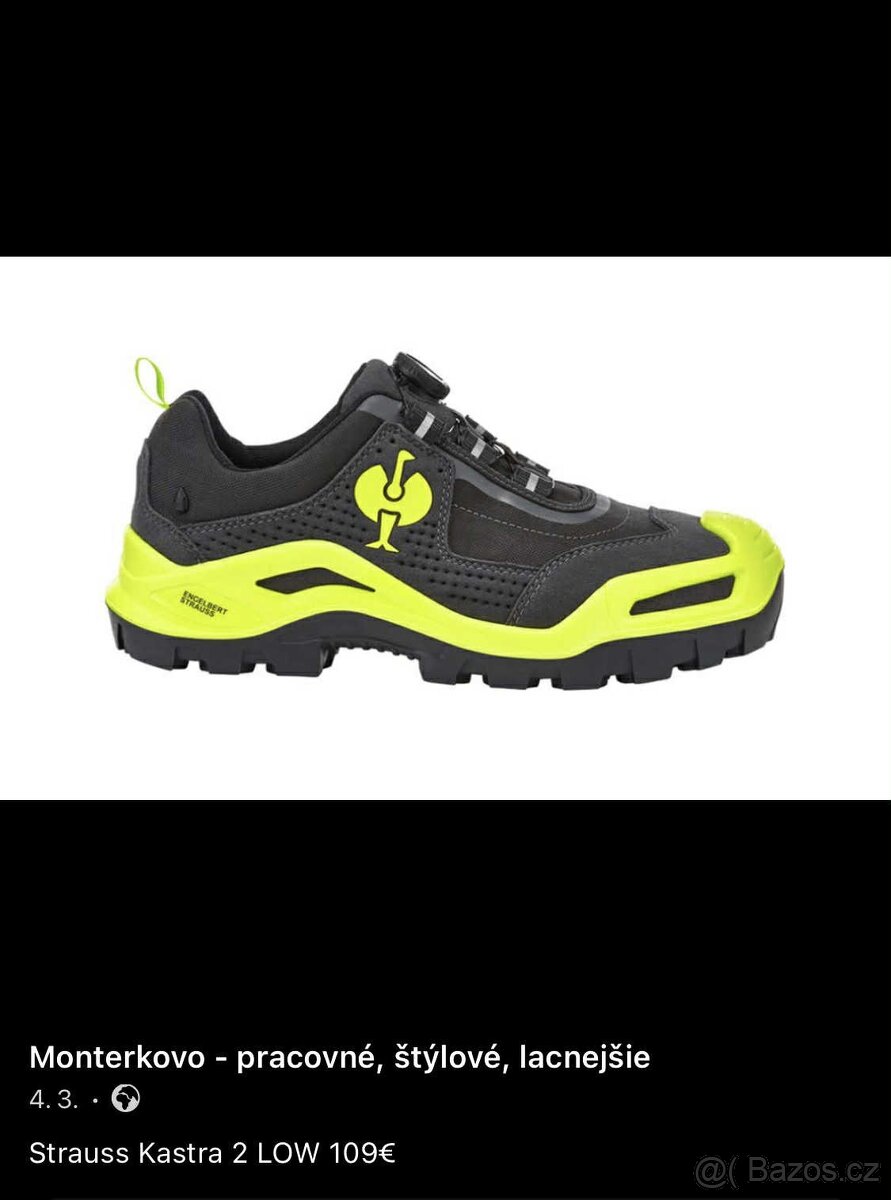 Pracovní boty, velikost 43, MIX