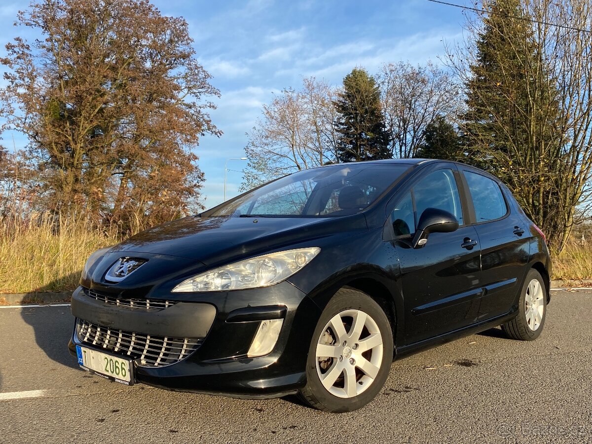 PEUGEOT 308 ROK 2008 1.6i 88kW BENZÍN + LPG