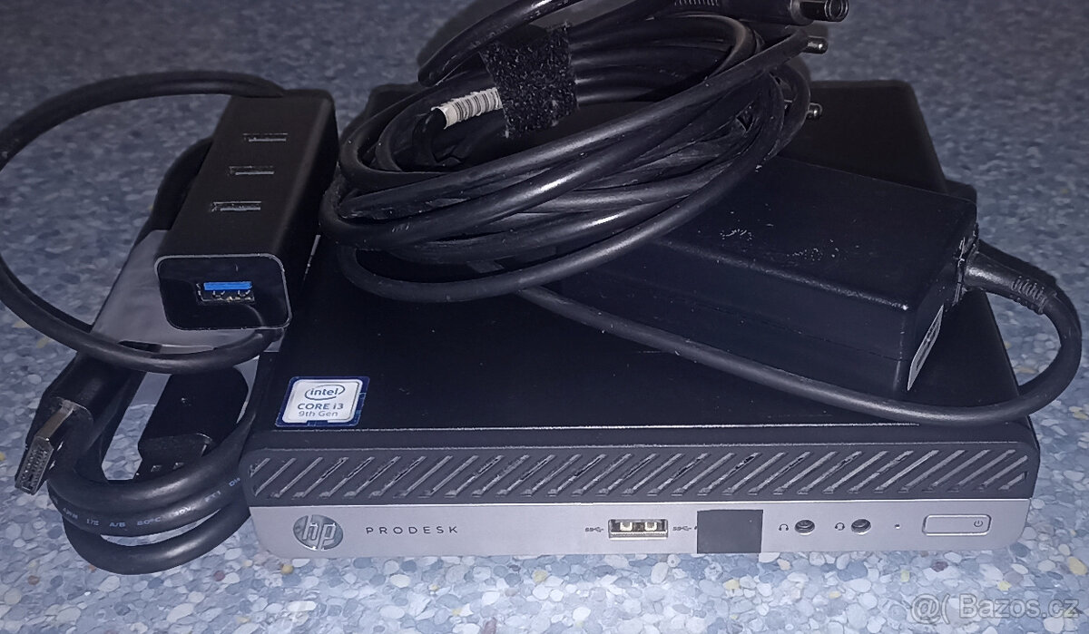 mini PC na internet nebo k televizi HP Prodesk 400+USB hub
