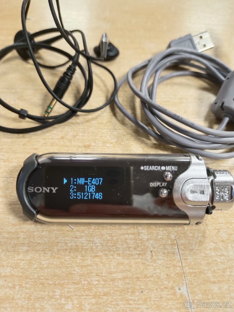 Prodám raritní MP3 přehrávač SONY NW-E407