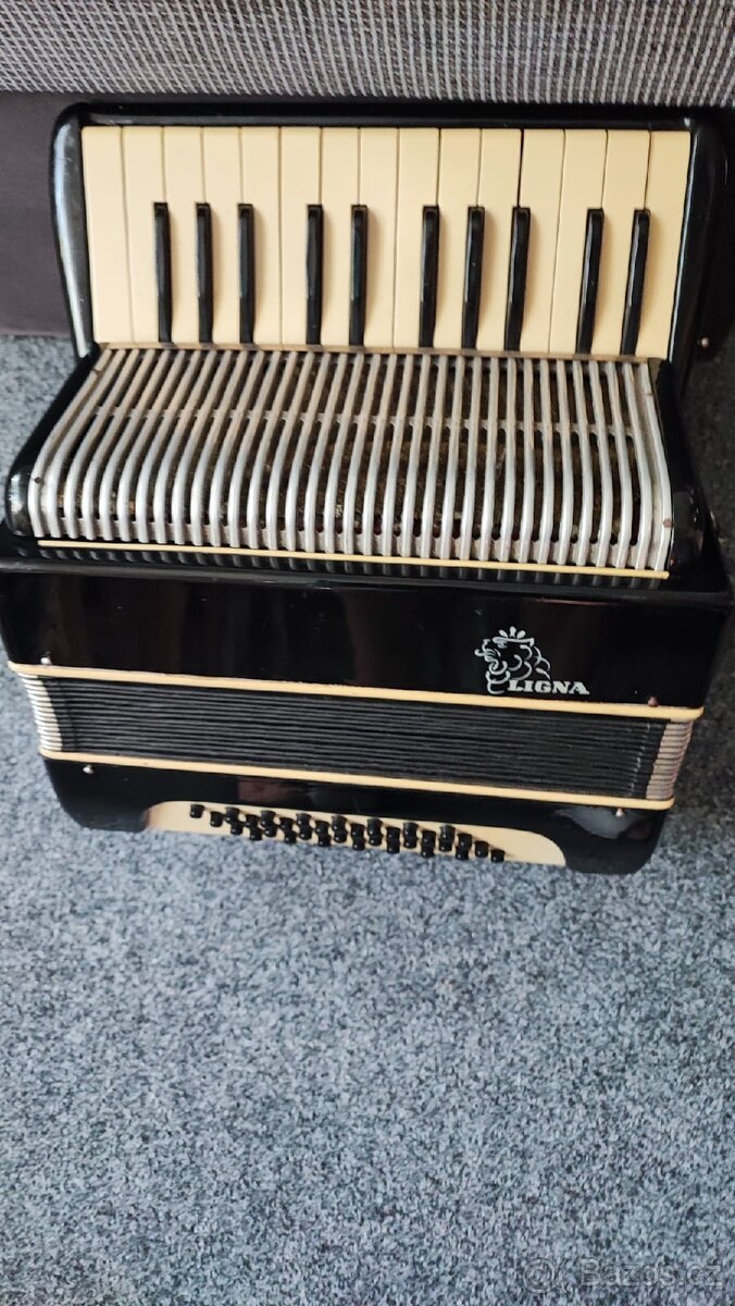 Harmonika Ligna, vyzvednutí Praha 5