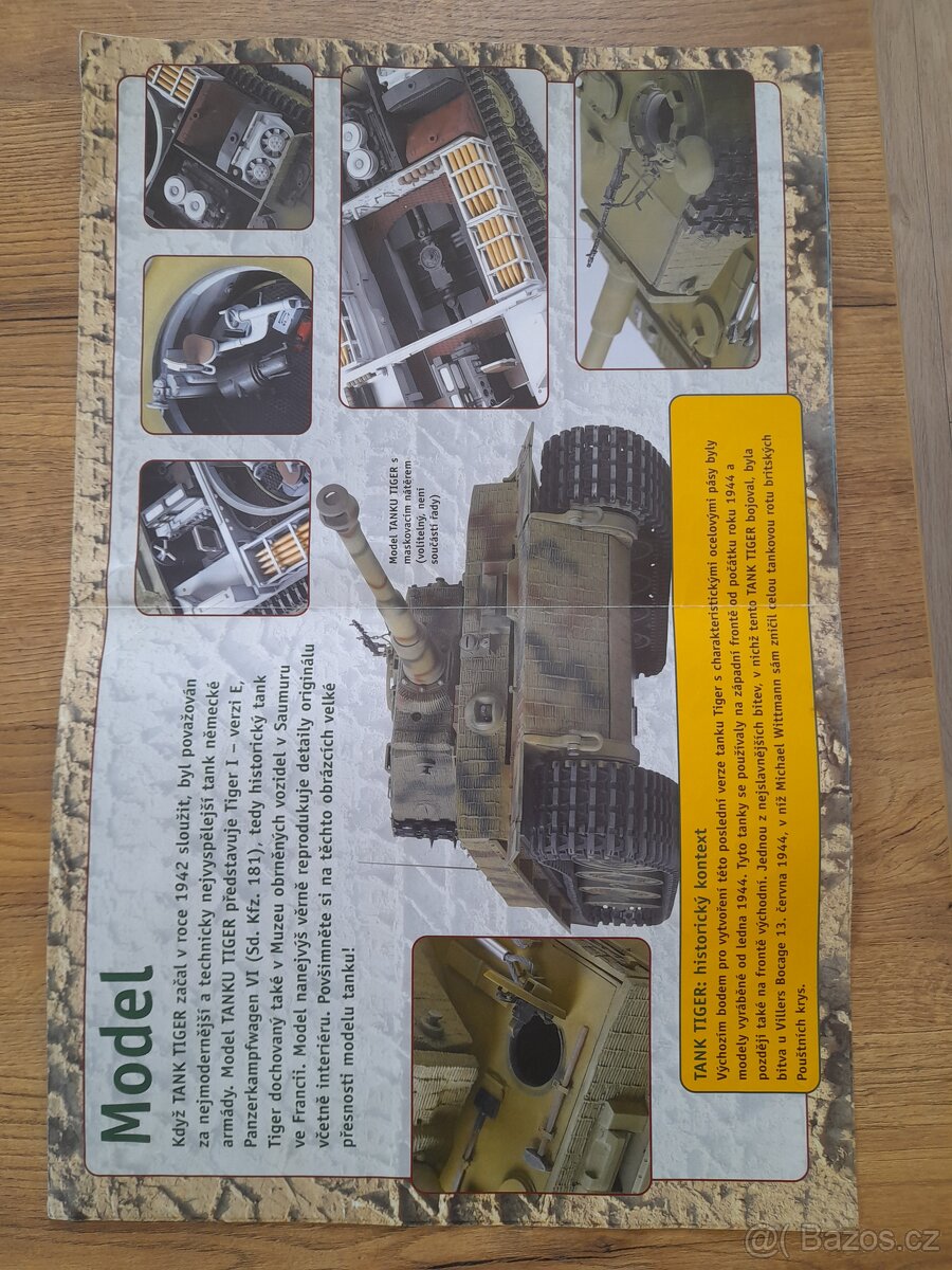 Tank Tiger 1:16, statický