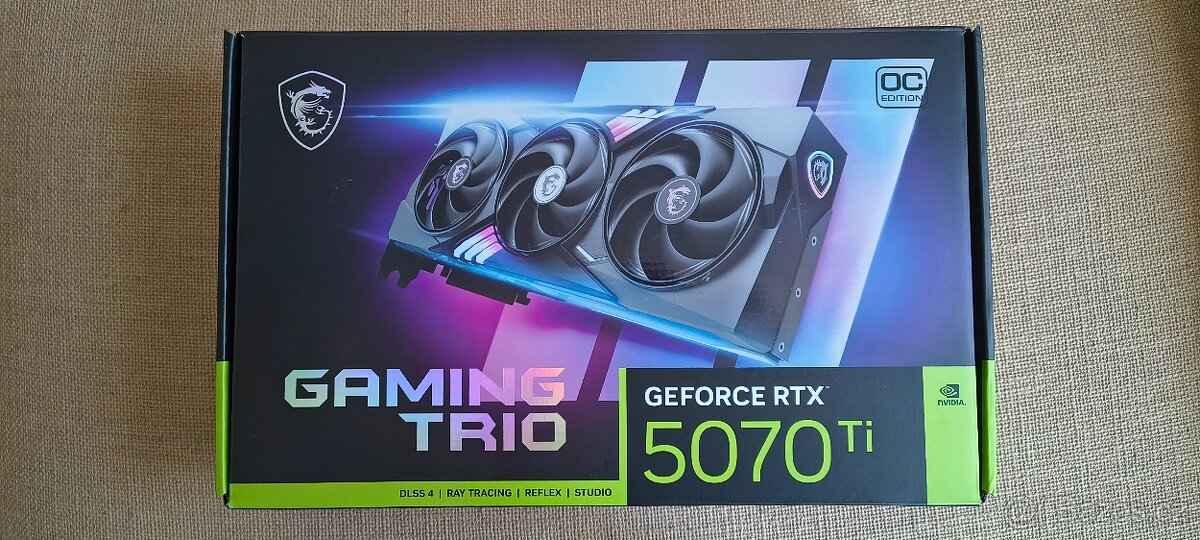 MSI NVIDIA GeForce RTX 5070 Ti TRIO OC
