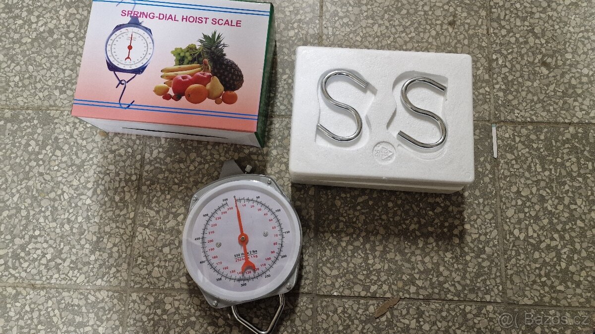 Závěsná mechanická váha do 250 kg