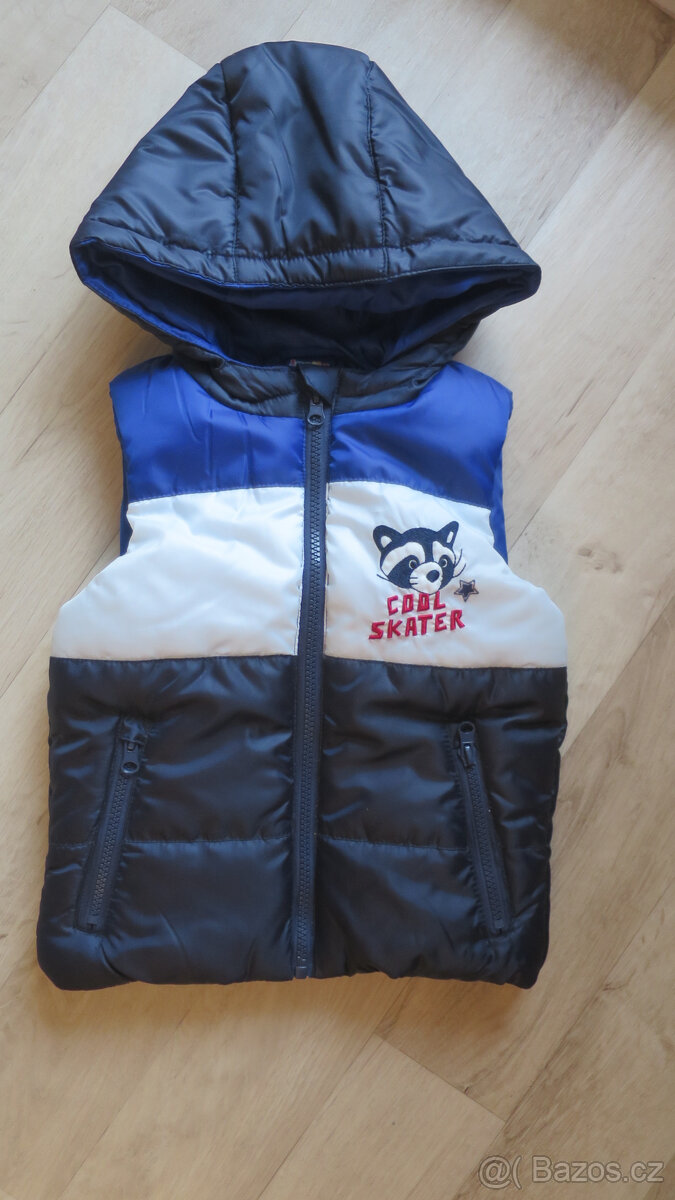 Nová zimní dětská vesta 98/104