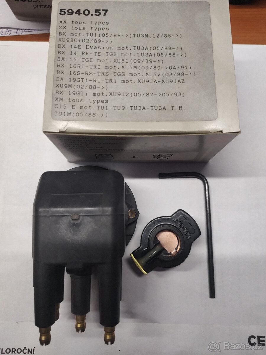 Prodám víčko rozdělovače + palec