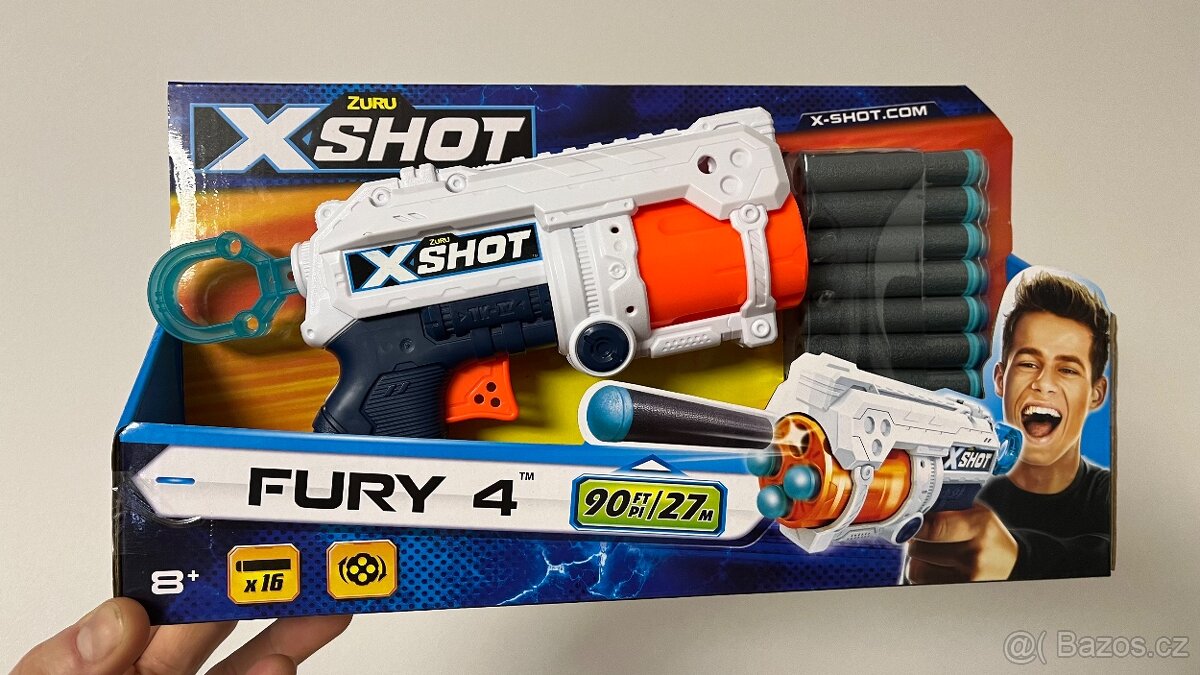 Nový blástr X-SHOT FURY 4