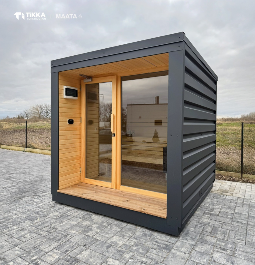 [DOSTUPNÉ] Zahradní sauna TIKKA model MAATA (bestseller)