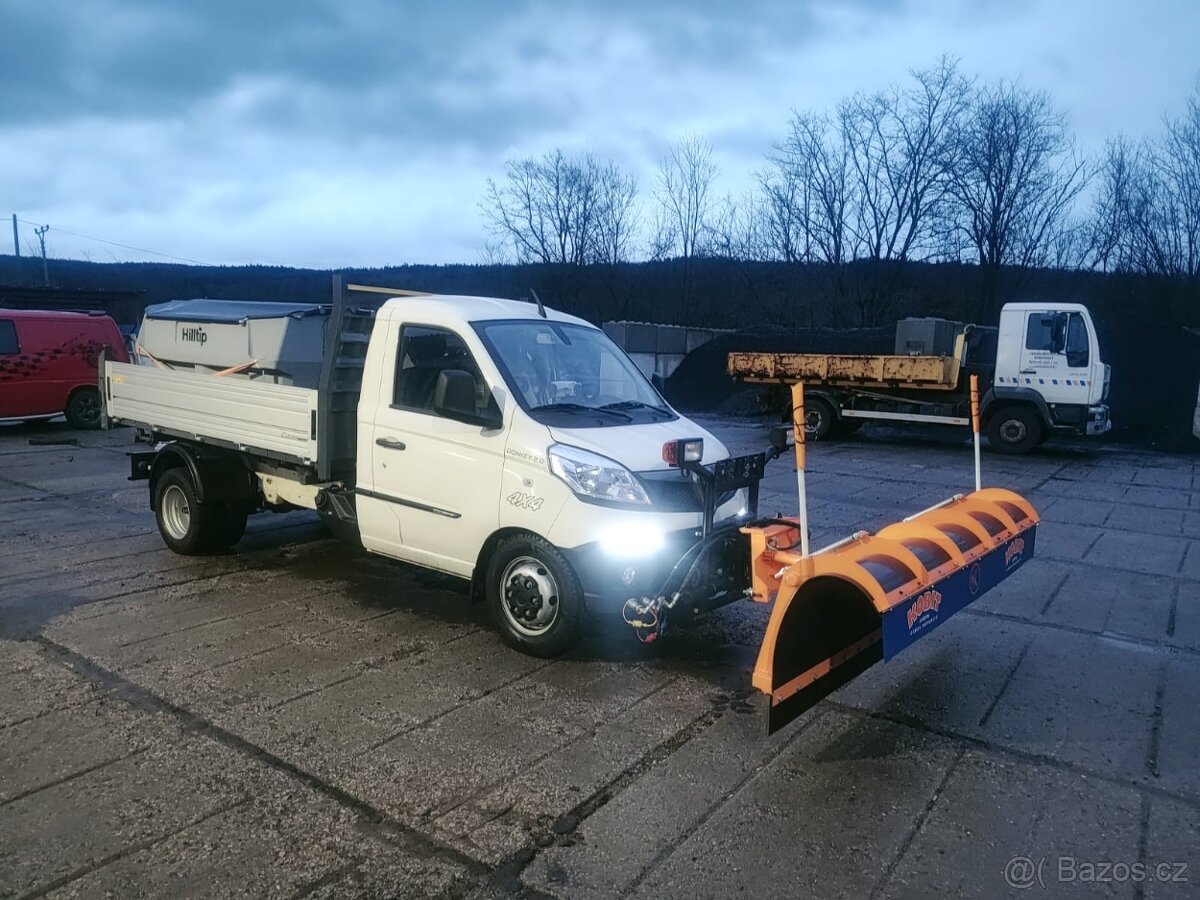 Multikara Piaggio 4x4 zimní nástavba Hilltip řidičák B