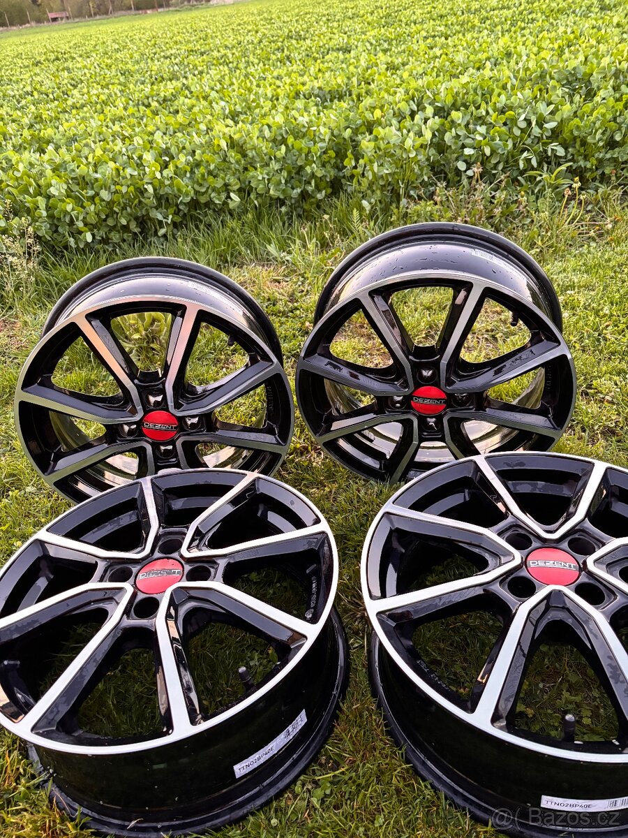 Sada DEZENT TN DARK 6x 16 4x100 ET40 60,1 TTNO2BP40E